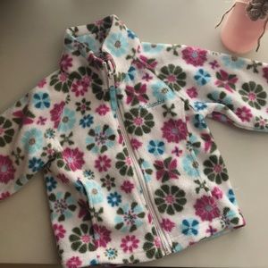 Columbia kids fleece zip jacket